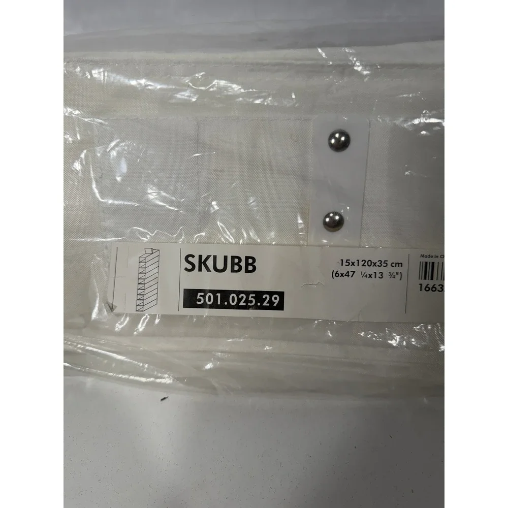 IKEA SKUBB Hanging Organizer 9 Compartments White 501.025.29 Closet Storage NEW